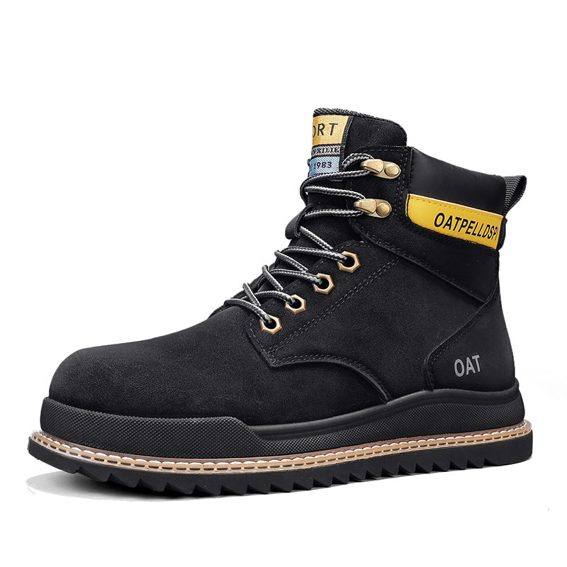 Herbst-/Winter-Neuheit: High-Top Retro-Workwear Martin Boots für Herren