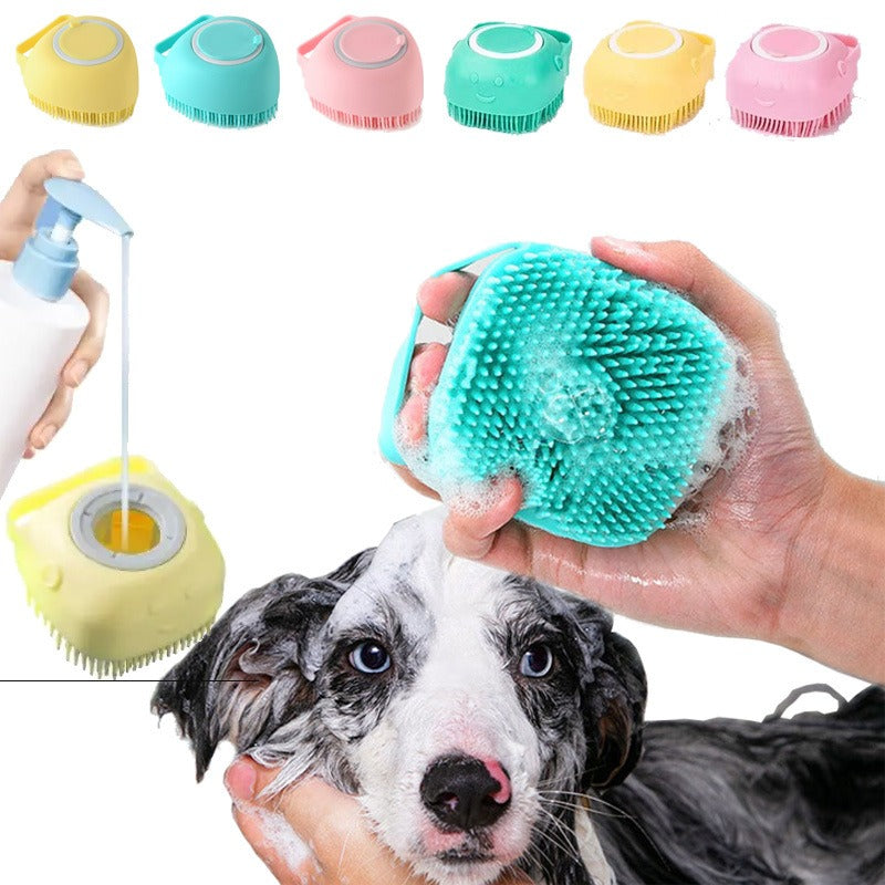 Pet Shower Brush – Massage- & Badebürste für Hunde & Katzen