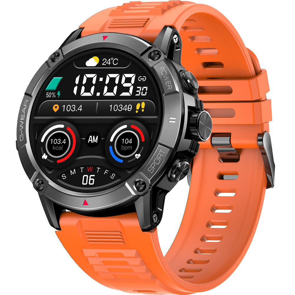 NX8 Smartwatch mit 1,52-Zoll-Display, One-Click-Kopplung, Bluetooth-Anrufen, Sport-/Training-Funktionen, Herzfrequenzmessung und IP68-Wasserschutz.