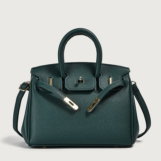 Vegan Leather Tote Bag für Damen – PU-Handtasche mit Top Handle, Luxus-Look