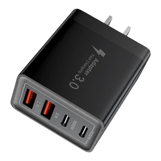 40W Multiport Schnellladegerät – für iPhone 15 & Android, USB Ladeadapter
