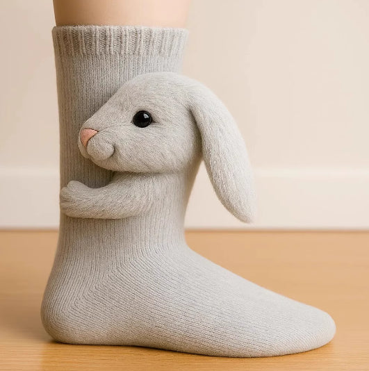 Süße Faultier-Socken – Dicke & warme Kuschelsocken (1 Paar)