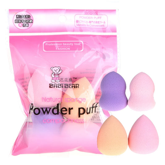 4er-Set Mini Make-up Schwämme – Soft Beauty Sponge Drop-Form für Foundation, Concealer & Puder
