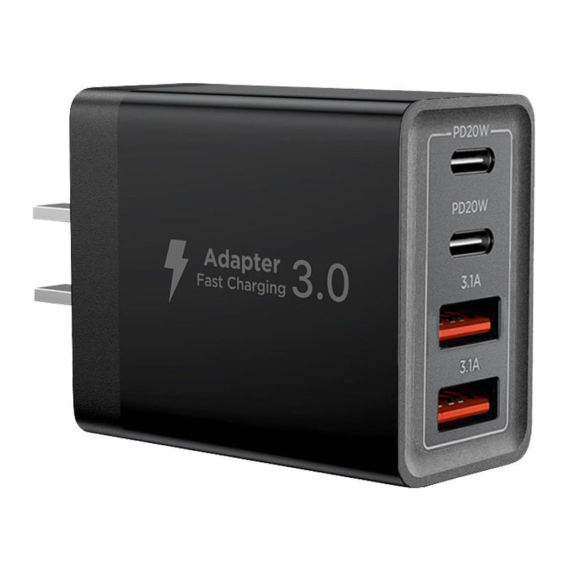 40W Multiport Schnellladegerät – für iPhone 15 & Android, USB Ladeadapter