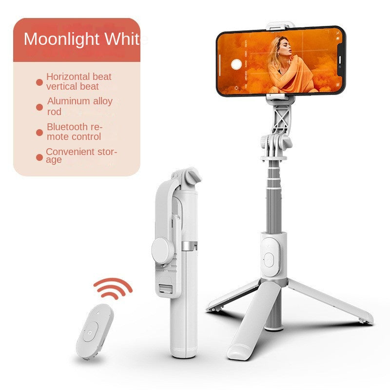 Bluetooth Selfie Stick mit LED-Fülllicht – Ausziehbar & Universal Handy-Stativ