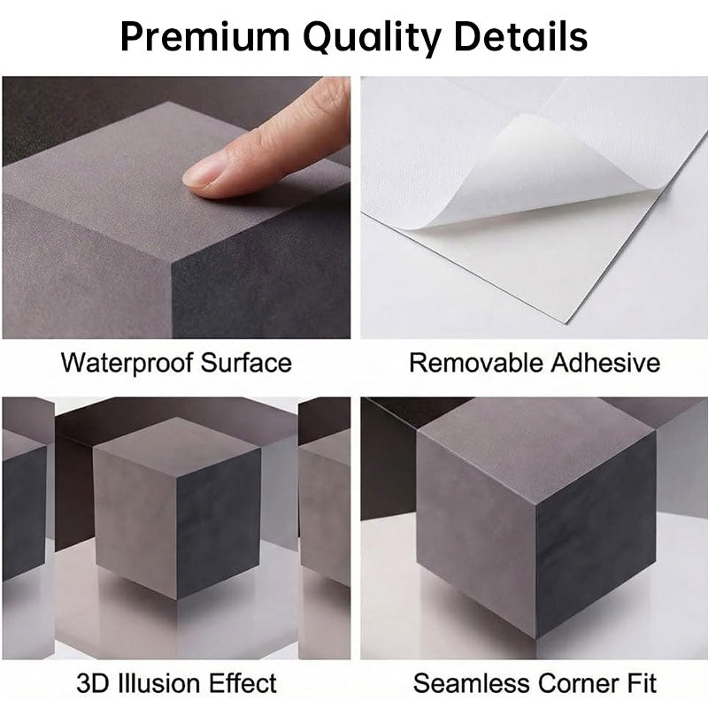 3D Kreative Wandsticker – Reality-Remodeling Illusionskunst für „unmögliche“ Ecken, Wohn- und Wanddekoration.