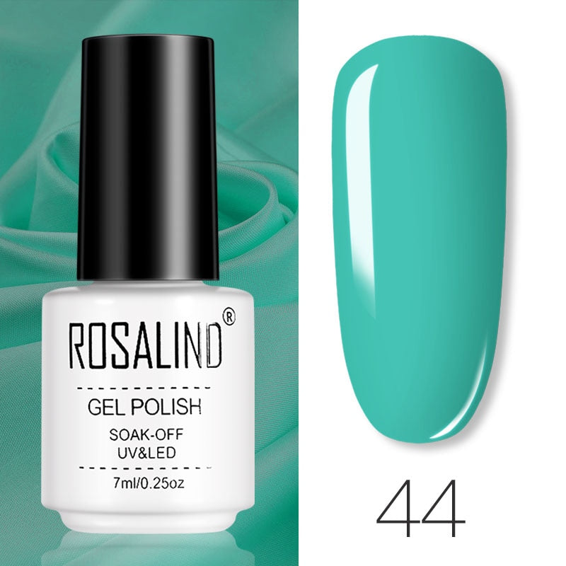 ROSALIND Gel Polish Set – Semi-Permanent UV/LED Gel Nagellack + Top Coat (Soak Off) | Maniküre & Nail Art