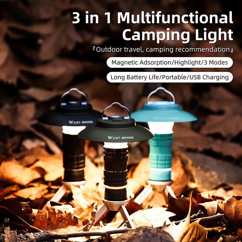 Outdoor-Campinglampe im Leuchtturm-Design – LED-Haushalts- & Zeltlampe – tragbare Notfallleuchte mit Magnetbefestigung