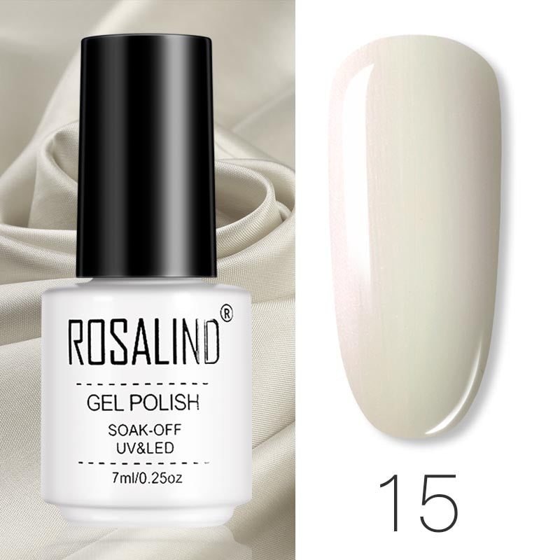 ROSALIND Gel Polish Set – Semi-Permanent UV/LED Gel Nagellack + Top Coat (Soak Off) | Maniküre & Nail Art