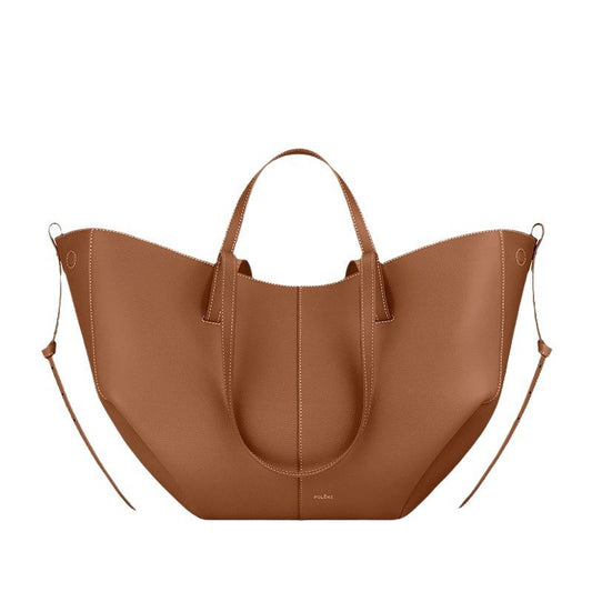 Leder-Beuteltasche / Bucket Bag – Handtasche