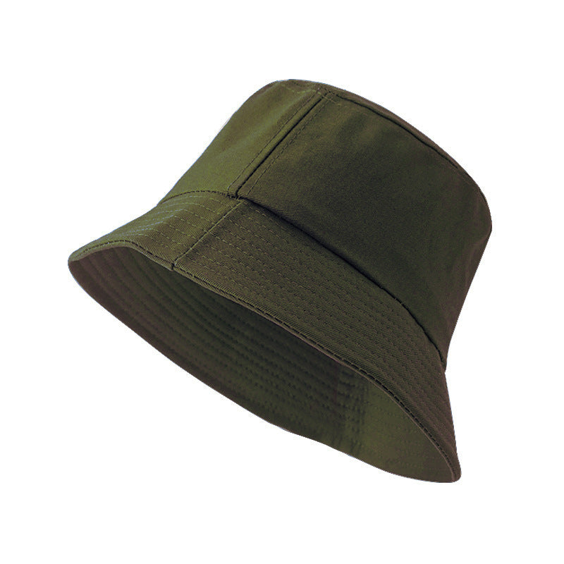 Lässiger, vielseitiger Trend-Bucket-Hat – schwarzer Fischerhut, faltbar, Sonnenschutz