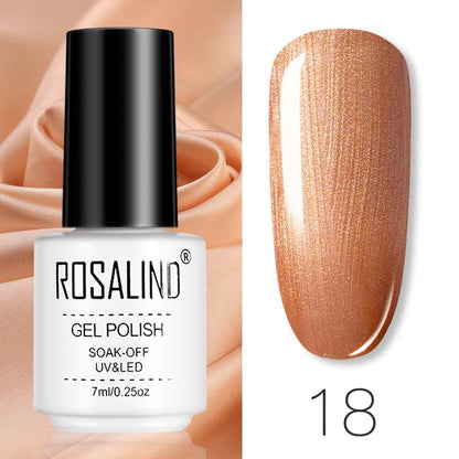 ROSALIND Gel Polish Set – Semi-Permanent UV/LED Gel Nagellack + Top Coat (Soak Off) | Maniküre & Nail Art