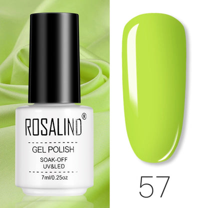 ROSALIND Gel Polish Set – Semi-Permanent UV/LED Gel Nagellack + Top Coat (Soak Off) | Maniküre & Nail Art