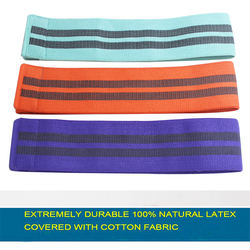 Widerstandsband / Fitnessband für Körperformung – ideal für Kniebeugen, Hip-Training (Po-Training), Yoga und Fitness; Stretch- und Resistance-Band.