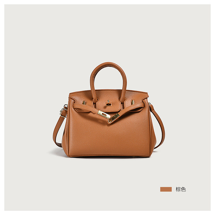 Vegan Leather Tote Bag für Damen – PU-Handtasche mit Top Handle, Luxus-Look