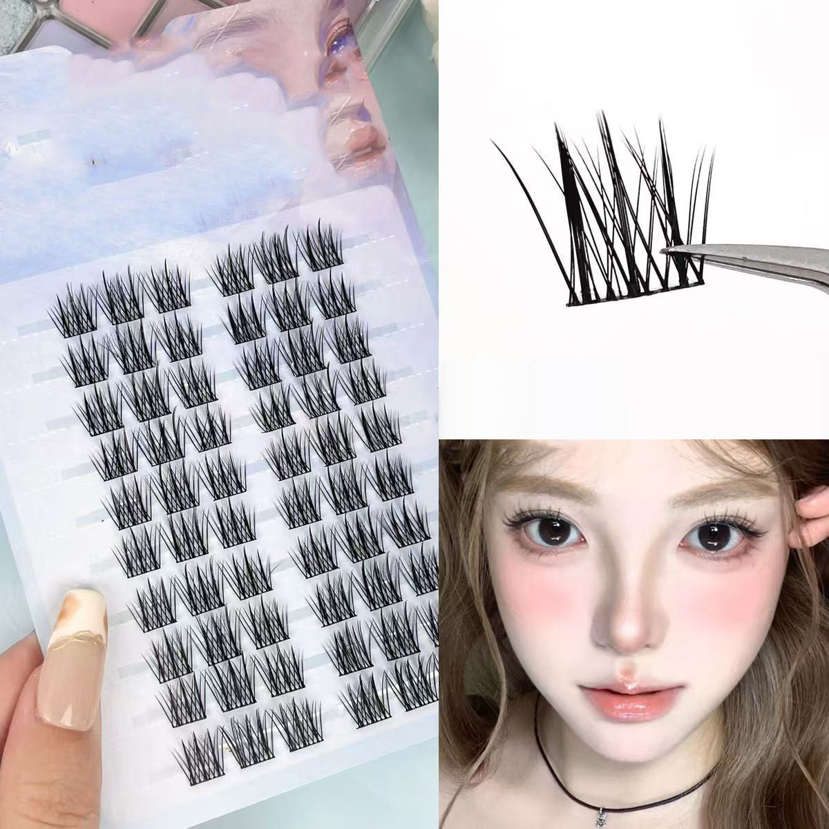 Sunflower Comics „Pure Desire“ – Künstliche Wimpern im natürlichen Thick-Look (Segment-Set)