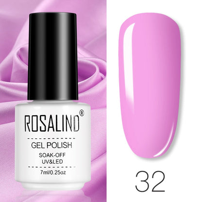 ROSALIND Gel Polish Set – Semi-Permanent UV/LED Gel Nagellack + Top Coat (Soak Off) | Maniküre & Nail Art