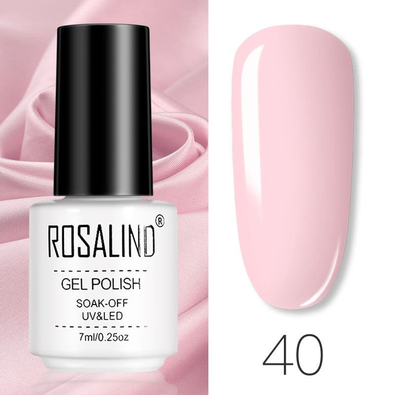 ROSALIND Gel Polish Set – Semi-Permanent UV/LED Gel Nagellack + Top Coat (Soak Off) | Maniküre & Nail Art