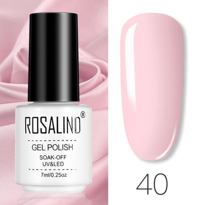 ROSALIND Gel Polish Set – Semi-Permanent UV/LED Gel Nagellack + Top Coat (Soak Off) | Maniküre & Nail Art