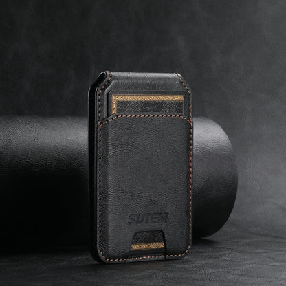 MagSafe-kompatibler Magnet-Kartenhalter – PU-Leder, Magnetring, für iPhone 15 Pro Max & Android