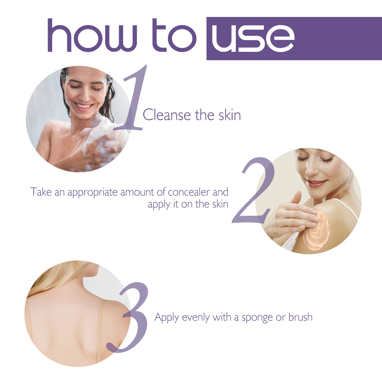 West&Month Body Concealer – Wasserfester Körper-Concealer zum Abdecken von Tattoos, Narben & Muttermalen (Invisible Finish)