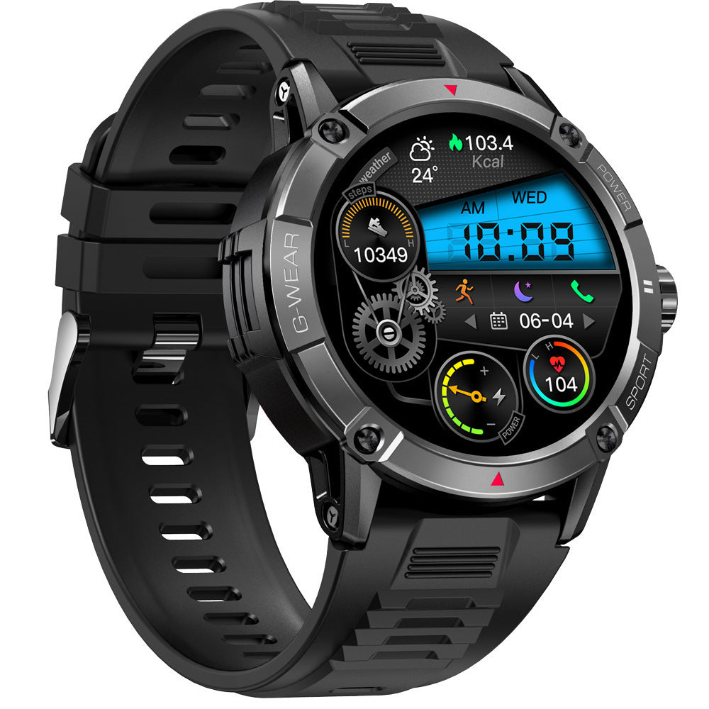 NX8 Smartwatch mit 1,52-Zoll-Display, One-Click-Kopplung, Bluetooth-Anrufen, Sport-/Training-Funktionen, Herzfrequenzmessung und IP68-Wasserschutz.