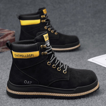 Herbst-/Winter-Neuheit: High-Top Retro-Workwear Martin Boots für Herren