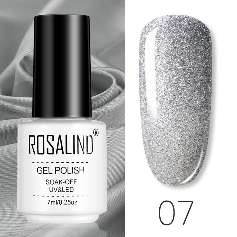 ROSALIND Gel Polish Set – Semi-Permanent UV/LED Gel Nagellack + Top Coat (Soak Off) | Maniküre & Nail Art