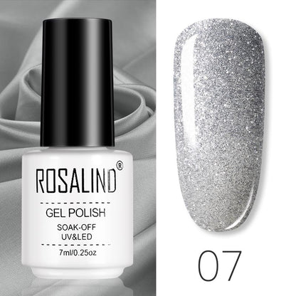ROSALIND Gel Polish Set – Semi-Permanent UV/LED Gel Nagellack + Top Coat (Soak Off) | Maniküre & Nail Art