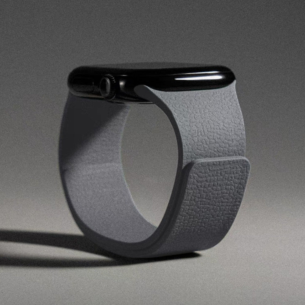 Silikon-Armband für Apple Watch / Huawei Watch 5 / Samsung GT5 – Magnetverschluss & Lychee-Pattern