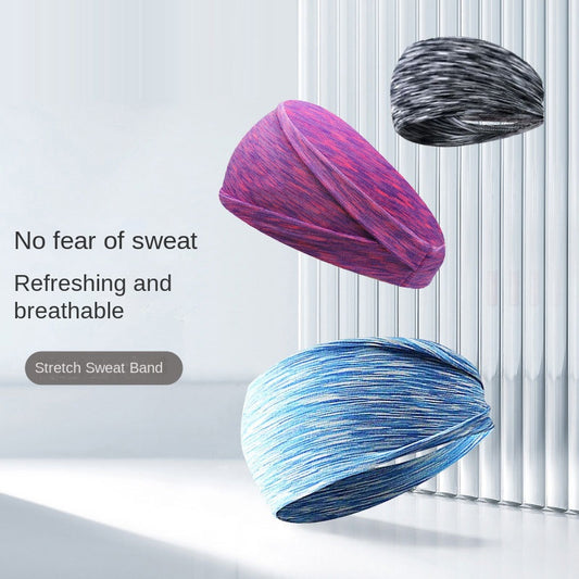 Breites Sport-Stirnband zur Schweißaufnahme – für Laufen, für Männer.