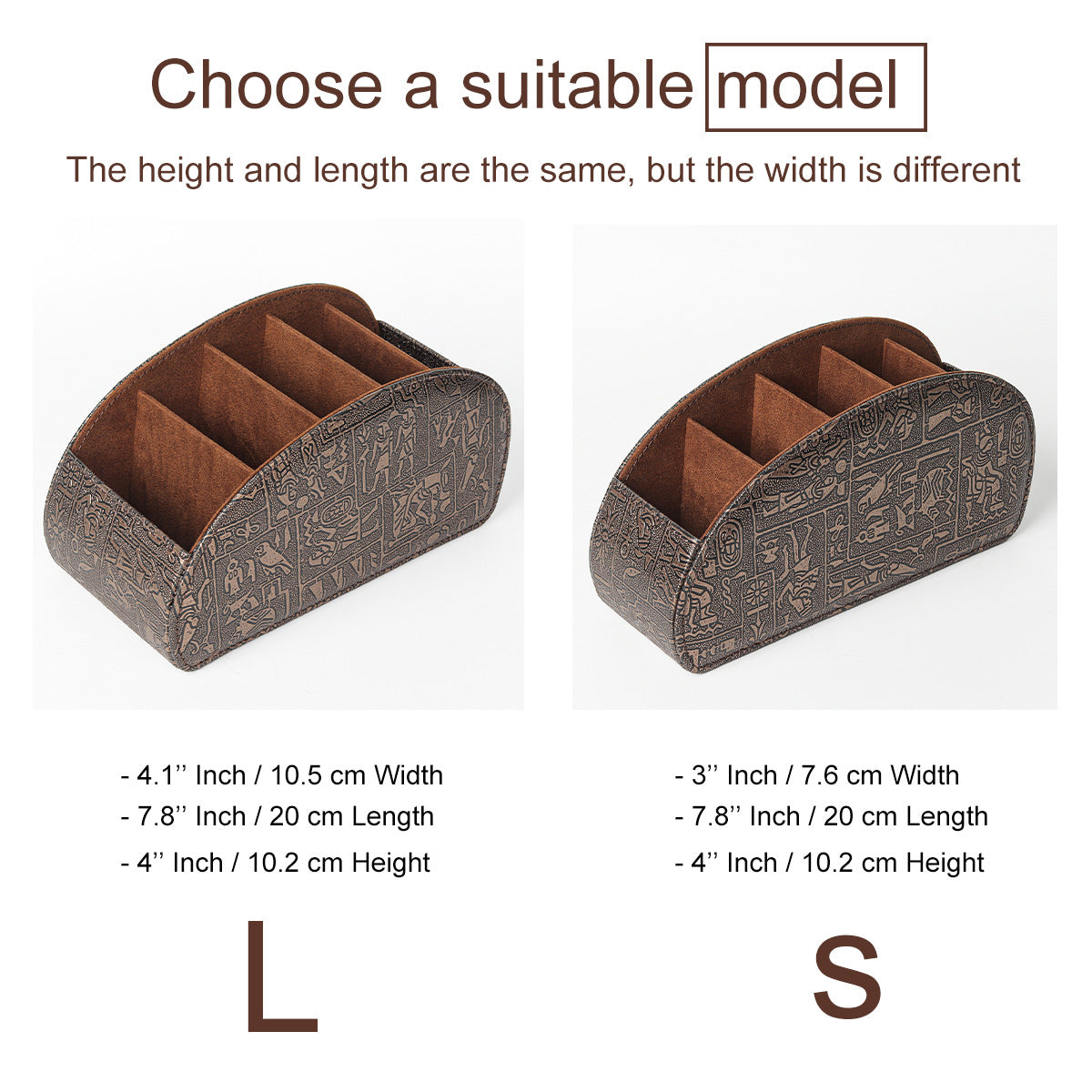 5-Fach Fernbedienungs-Halterbox – Schreibtisch-Organizer für TV-, Media-Player-, Heizungs- und Game-Controller-Fernbedienungen.