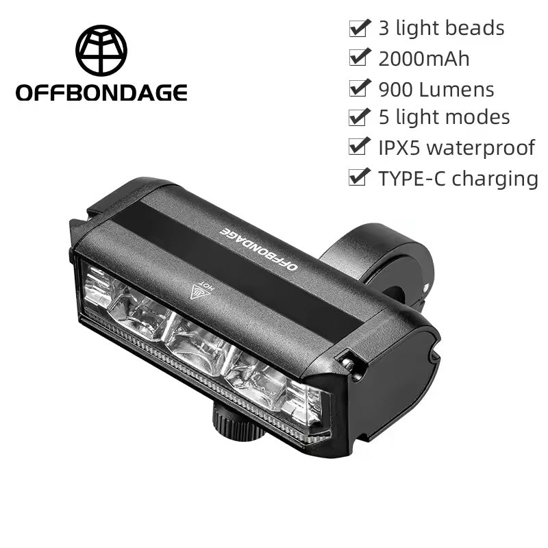 Wasserdichtes Scooter-/Fahrradlicht mit hoher Kapazität