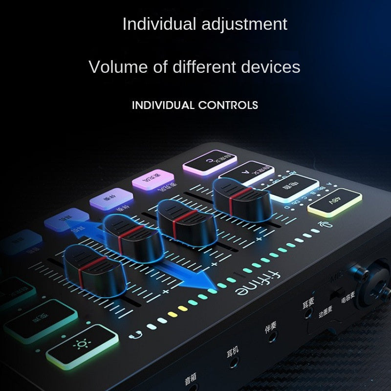 FIFINE SC3 Game & Live-Streaming Set – USB Mikrofon + Externe Soundkarte (Full Set)