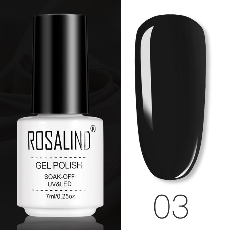 ROSALIND Gel Polish Set – Semi-Permanent UV/LED Gel Nagellack + Top Coat (Soak Off) | Maniküre & Nail Art