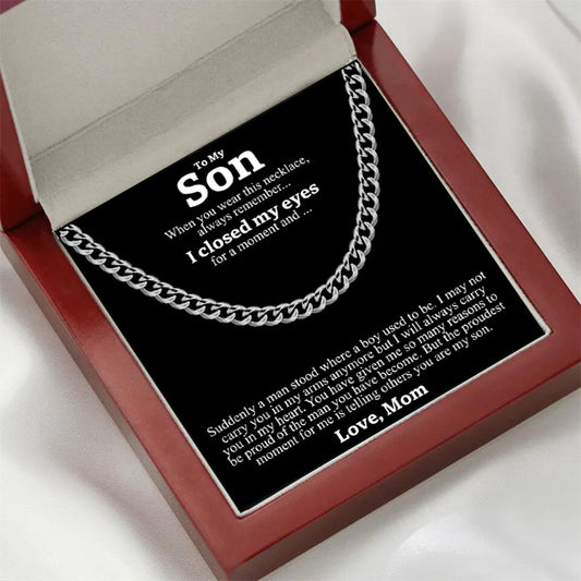 Edelstahl-Halskette für Herren – Titanium-/Titan-Look Cuban Chain, poliert, rund; Hip-Hop Fashion Schmuck