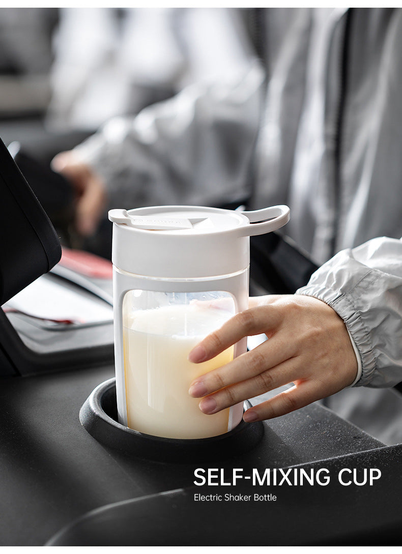 Tragbarer Becher-Mixer / Smoothie-Blender – für Obst und Shakes; USB-wiederaufladbarer elektrischer Handmixer mit Mixflasche, ideal für Gym, Sport und