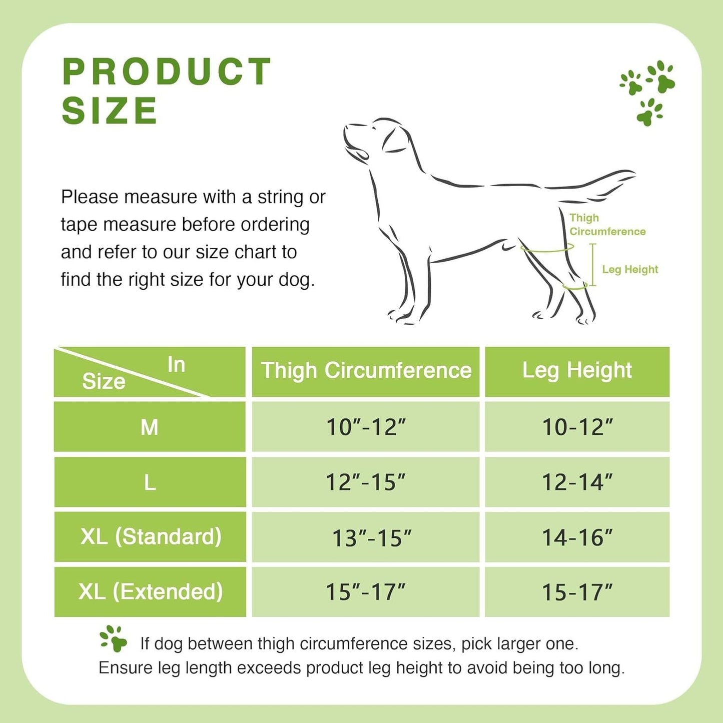 Beinstütze für Haustiere – Kniebandage für Hunde: Unterstützung nach Operationen (Rehabilitation), Kniestütze, Gelenkschutz und Stützbandage.