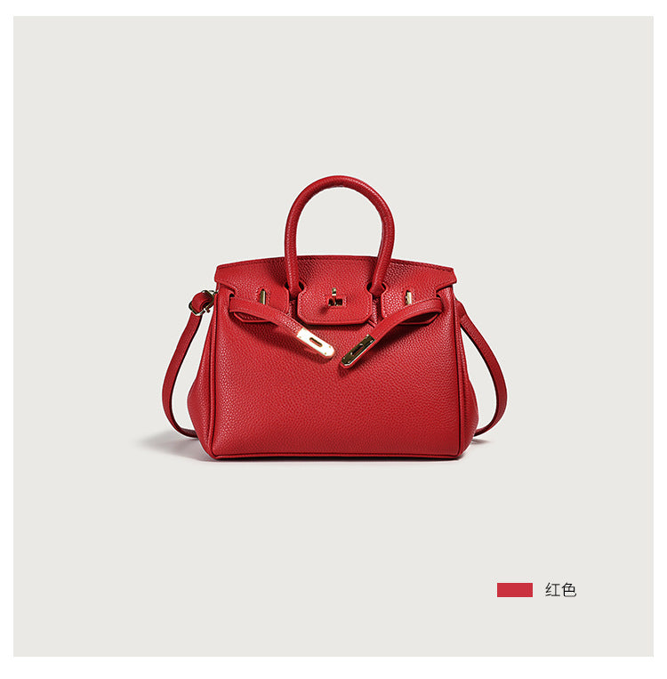 Vegan Leather Tote Bag für Damen – PU-Handtasche mit Top Handle, Luxus-Look