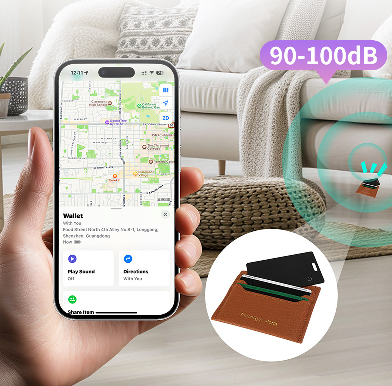 Ultradünne Anti-Loss Tracking Card – Kabellos ladbar & Ortungshelfer