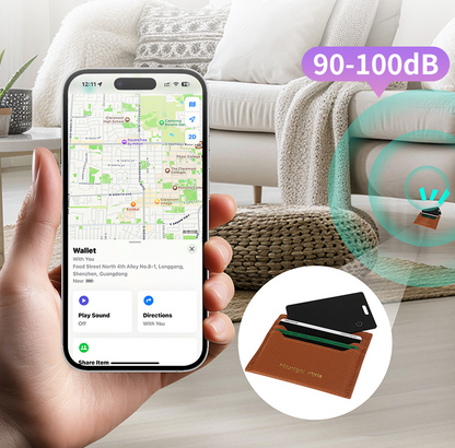Ultradünne Anti-Loss Tracking Card – Kabellos ladbar & Ortungshelfer