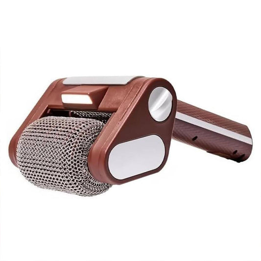 Wiederaufladbare elektrische Grillbürste mit Rollenkopf – Edelstahl