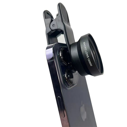 Makroobjektiv für Smartphone-Fotografie – Close-up-/Nahaufnahme-Zubehör für feine Details und Texturen; mit Fülllicht, geeignet auch für Oral-/Zahnfotografie.