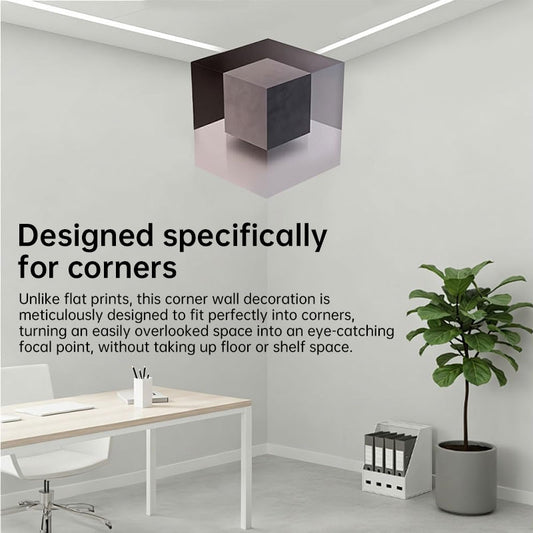 3D Kreative Wandsticker – Reality-Remodeling Illusionskunst für „unmögliche“ Ecken, Wohn- und Wanddekoration.