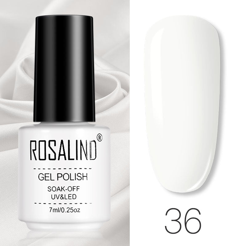 ROSALIND Gel Polish Set – Semi-Permanent UV/LED Gel Nagellack + Top Coat (Soak Off) | Maniküre & Nail Art