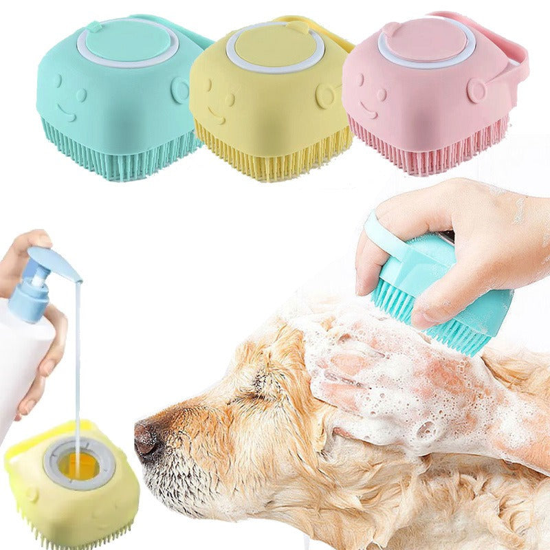 Pet Shower Brush – Massage- & Badebürste für Hunde & Katzen