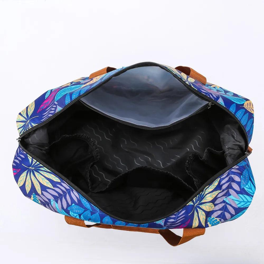 Reisetasche mit Canvas-Print (bedruckte Canvas-Reisetasche).