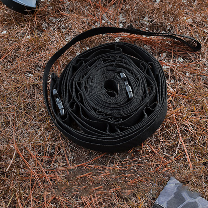 Verstellbare Camping-Wäscheleine fürs Zelt – Aufbewahrungs-/Hängeleine mit 19 Haken