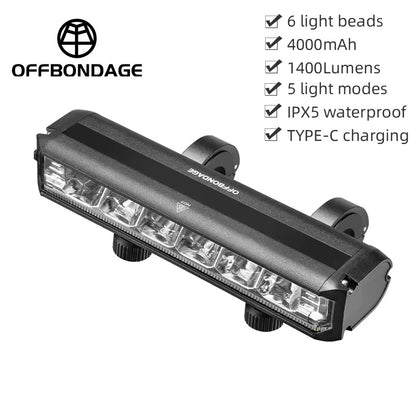 Wasserdichtes Scooter-/Fahrradlicht mit hoher Kapazität