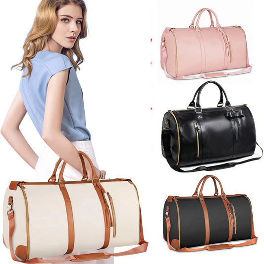 altbare Anzugtasche / Kleidersack mit großem Fassungsvermögen – Damenhandtasche und praktische Crossbody-Reise-/Business-Tasche, ideal als Gepäck- und Reisetasche.